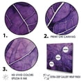 thumbnail image 3 of Designart "Foliage With Minimalist Violet Veins I" Leaves Floater Framed Wall Art Living Room, 3 of 5
