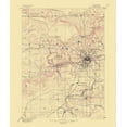 thumbnail image 2 of USGS 15x17 White Modern Wood Framed Museum Art Print Titled - Nevada City California Special - USGS 1895, 2 of 4