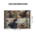 thumbnail image 2 of WYYP Moose Buffalo Folk Art Wooden Jigsaw Puzzle Challenging Difficult Wood Puzzles for Adults Gift for Family Friends 300 PCS, 2 of 6
