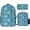 Color-1, variant on Teal Paisley Maroon Floral Pattern 3Set Bags for TeenCasual Women Backpack Bookbag for Student
