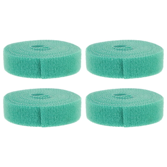 4 rollos de cintas para sujetar plantas de jardín, con velcro, organizador de cables multifuncional.