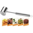thumbnail image 1 of Picadora de carne de martillo de doble cara de acero inoxidable para trabajo pesado, picadora de carne, picadora de carne de doble cara, picadora de carne de acero inoxidable Ormromra YQ-2451, 1 of 4