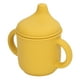 thumbnail image 5 of Taza de entrenamiento de silicona a prueba de derrames, apta para lavavajillas y microondas, con asas y tapa con boquilla para niños pequeños y bebés, color amarillo, 5 of 9