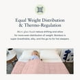 thumbnail image 3 of Luna Adult Cotton Weighted Blanket, 80 x 60 Inch, 20 Pounds, Pink, Queen, 3 of 7