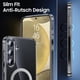 thumbnail image 3 of For Samsung Galaxy S25 Phone Case Compatible with MagSafe TPU PC Clear Back Cover, 3 of 5