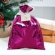 thumbnail image 4 of Bolsa Navideña para Dulces con Diseño de Alces y Papá Noel, con Bolsillo y Asas de Cuerda | Ideal para Fiestas | Cierre con Cordón | Empaque para Regalo | 1 Bolsa, 4 of 5