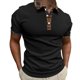 thumbnail image 1 of Gibobby Polo Casual para Hombre Polo de piqué de algodón elástico de Manga Corta para Hombre(Negro,M), 1 of 4