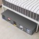 thumbnail image 1 of Bolsa de almacenamiento debajo de la cama Recipientes de ropa de gran capacidad 5 ventanas transparentes Ropa Zapatos Mantas Suéteres Asas de almacenamiento en gris Organizador multiusos transpirable Muyoka Hogar, 1 of 1
