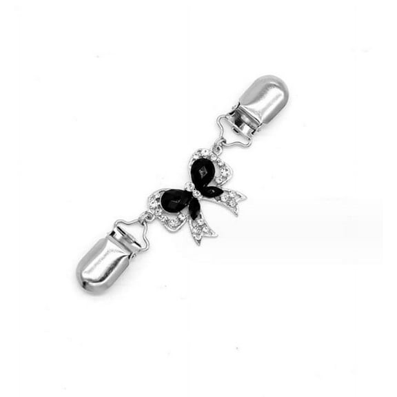 Sweater Clip Women Cardigan Clip Bow Fastener Clip Sweater Shawl Collar Clasp Brooch Clip