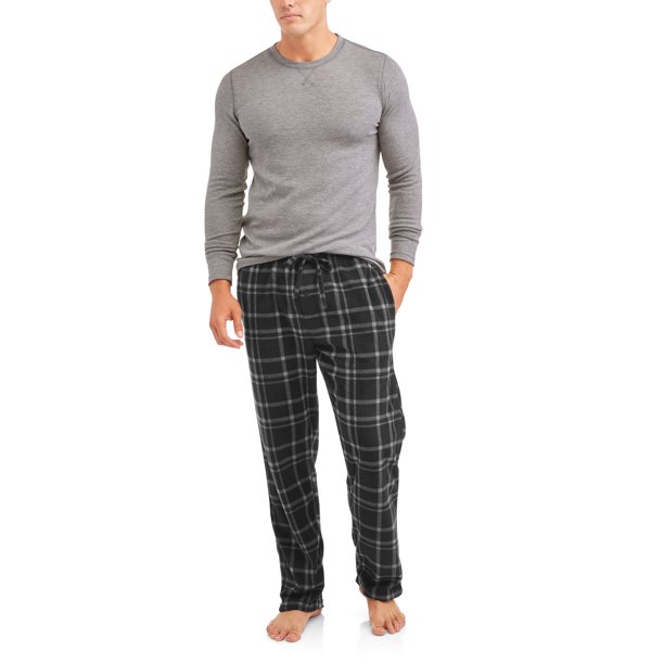 hanes thermal pajamas