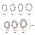 thumbnail image 3 of fastboy Single Speed Cassette Cog Bike Freewheel Bicycle Refit Parts Components Silver 17T, 3 of 3