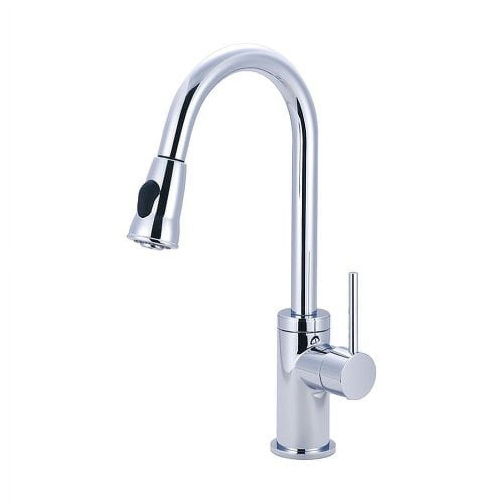 Pioneer Faucets 2MT250-BN Motegi 1.5 GPM Single Hole Kitchen Faucet - Nickel