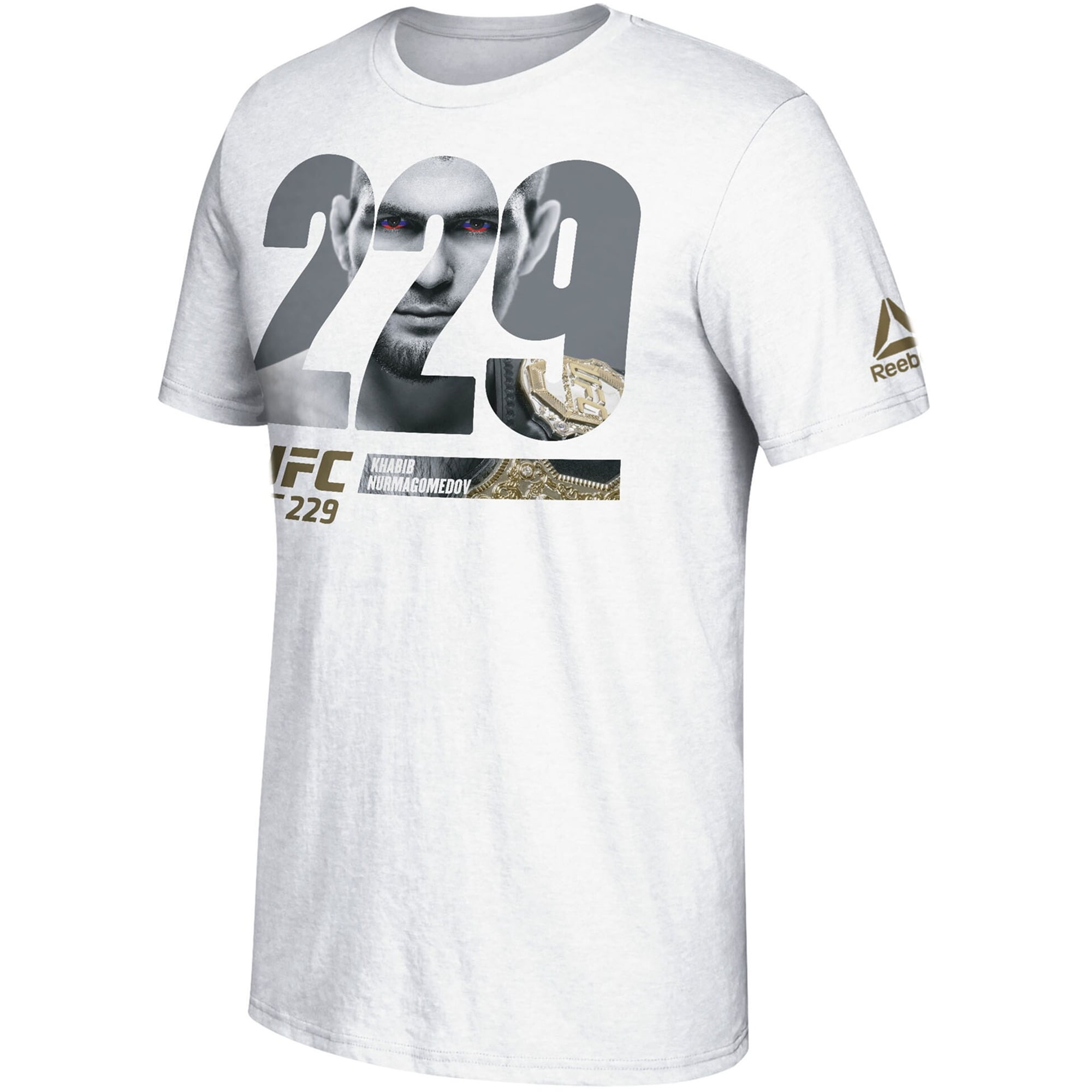 Reebok Mens 229 Khabib Nurmagomedoy Graphic T Shirt White X Large Walmart
