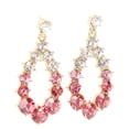 thumbnail image 4 of Pendientes de boda ecológicos de aleación duradera, ambiente romántico, amplia aplicación, portátiles, estilo elegante, pendientes de novia., 4 of 14