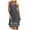 Grey, variant on OVINYER Dress KILIG Summer Women Beach Midi Sleeveless Light Floral Casual Romantic Bohemian Style Dress