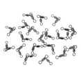 thumbnail image 2 of 20pcs ectores 3 Manera Señuelo Línea Superficie Brilnte Lisa Durable 21mm Macarena Crane Swivels de 3 vías, 2 of 6