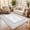Gray, variant on Garvee 5'x7' Bordered Area Rug Neutral Geometric Carpet, Soft Low Pile Non Slip Washable Rug Bohemian Indoor Floor Mat for Living Room Bedroom Home Office, Beige