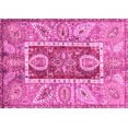 thumbnail image 1 of Ahgly Company Indoor Rectangle Oriental Pink Traditional Area Rugs, 3' x 5', 1 of 4