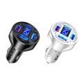 thumbnail image 2 of Ruiboury Fast Charging Car Charger Adapter For Phone With LED Lights And Comes With LED Lights. white, 2 of 6