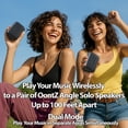 thumbnail image 2 of OontZ Solo Bluetooth Speaker, Loud Small Bluetooth Speaker, Stocking Stuffer Electronic Holiday Gift Wireless Mini Speaker, Black, 2 of 7