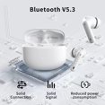 thumbnail image 3 of Auriculares inalámbricos XIAOWTEK A40 Pro 50 horas de reproducción con micrófono IPX7, 3 of 7