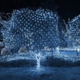 thumbnail image 3 of Morttic Christmas Lights, LED Christmas Net Lights Outdoor, Waterproof Christmas Net Lights, 200 LED 9.8 FT x 6.6 FT 8 Modes Plug in, Decor for Bushes Garden Party Xmas Tree (White), 3 of 8