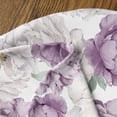 thumbnail image 4 of Sweet Jojo Designs Peony Floral Garden Lavender Purple and Ivory Girl Baby Cocoon and Beanie Hat Sleep Sack Set 2 Piece, 4 of 6