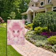 thumbnail image 2 of Birthday Party Garden Flags Outdoor Patio Decoration Flags 28x40in Pink-haired Cow, 2 of 6
