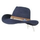 thumbnail image 4 of Sombrero Fedora Trilby de paja para mujer, sombrero para el , ala grande para exteriores, Anti- Azul Colcomx Sombrero de paja para el sol, 4 of 8
