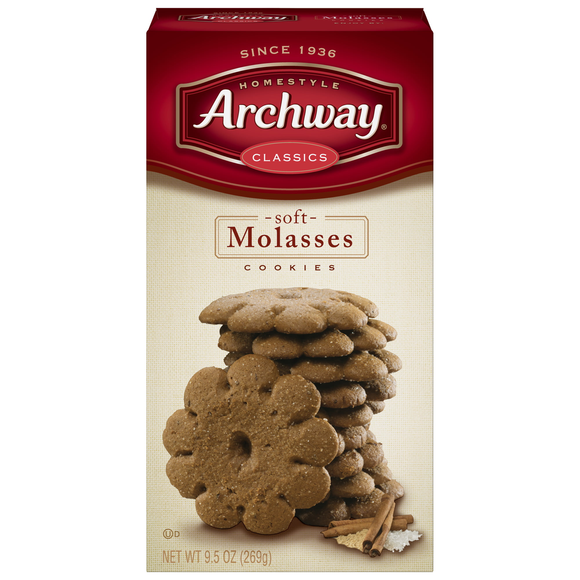 Archway Molasses Classic Soft Cookies, 9.5 Oz - Walmart.com