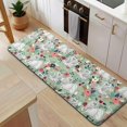 thumbnail image 5 of Maltese Dog and Flower Floral Kitchen Rug Mat,Kitchen Runner Rugs Non Skid Washable,Decorative Kitchen Floor Mats for Kitchen,Sink,Laundry,17"x47.2", 5 of 7