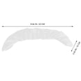 thumbnail image 2 of ROMANSENTIAL 1Pair Lightweight White Mesh Sleeves Detachable Wedding Dress Sleeve Add Ons, 2 of 8