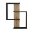 thumbnail image 6 of DORPEK, Wall Mounted Wall Shelf, 4- Tier Floating Shelf, Rectangular Storage Shelf, Corpus Wall Shelf  Anthracite - Sapphire, Modern Shelving Unit, 1 Package, 6 of 7