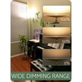 thumbnail image 2 of Kira Home Horizon 70" LED Torchiere Floor Lamp (36W, 300W eq.), Glass Diffuser, Dimmable, Timer, Wall Switch Compatible, 2 of 7