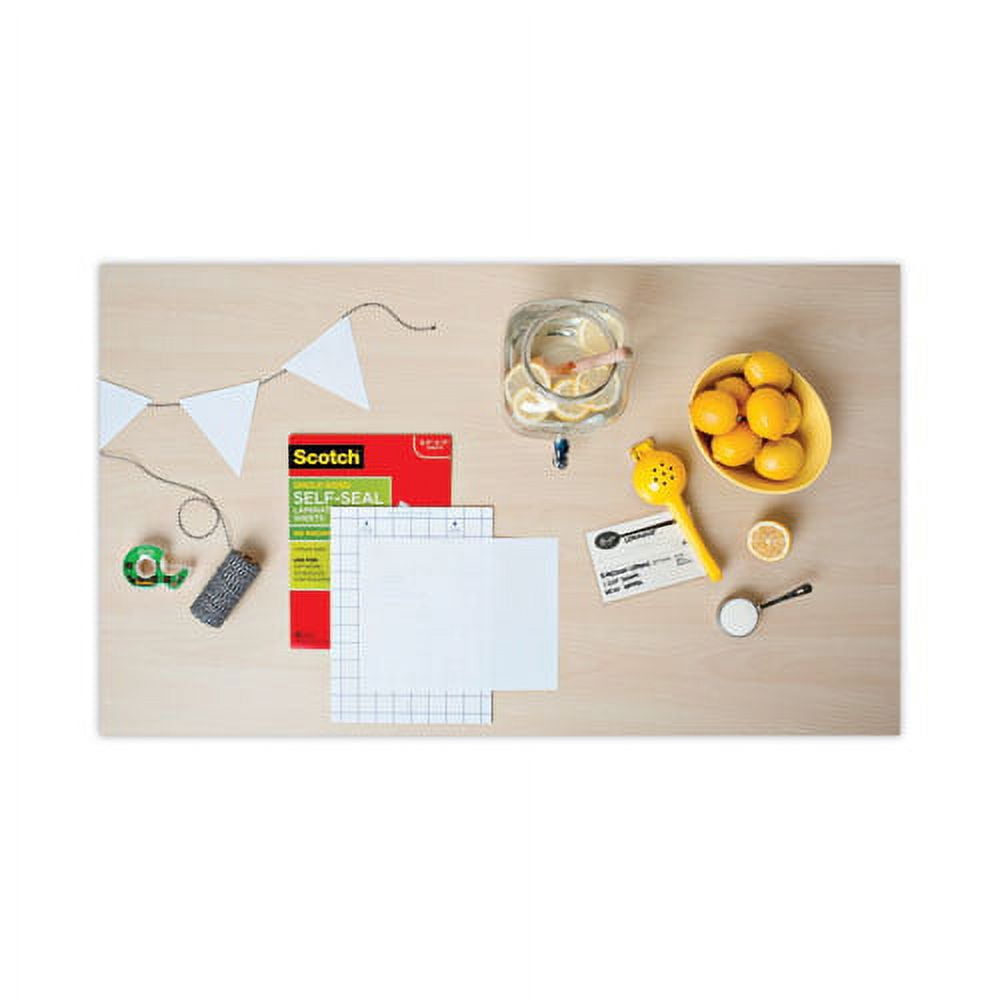 "Self-Sealing Laminating Sheets, 6 Mil, 9.06"" X 11.63"", Gloss Clear, 10/pack | Bundle of 2 Packs"