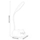 thumbnail image 5 of RV Lámpara de escritorio LED con forma de corazón para niñas, protección para los ojos, oficina, dormitorio de estudiantes, dormitorio de noche, aprendizaje, enchufe de carga para niños, doble uso, blanco Sailing Electrónica, 5 of 5