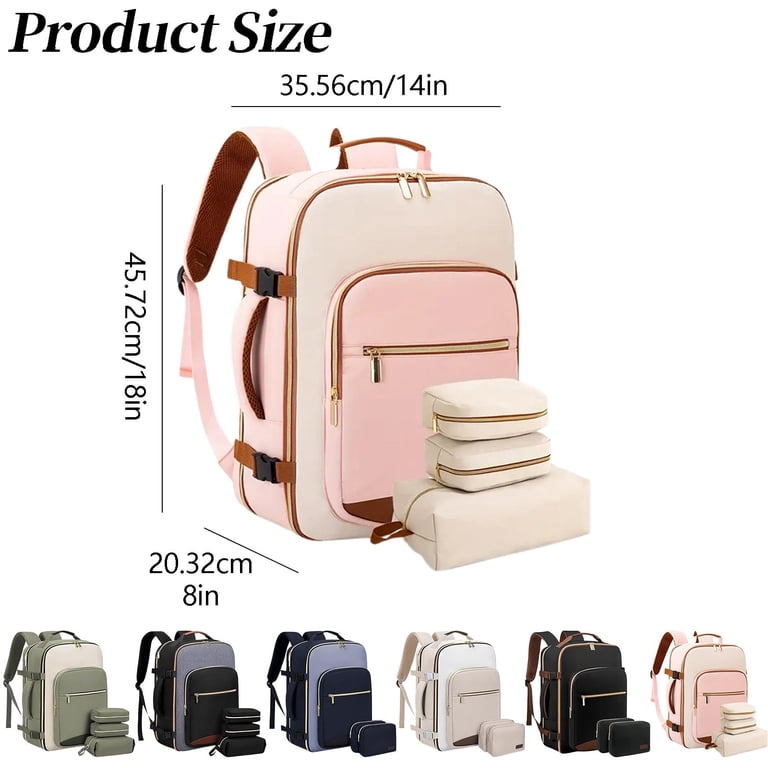 Clearance Office&Craft&Stationery under $15,40L Travel Backpack For Women &  Men Approved Carry On Luggage With 3 Packing Cubes Overnight Bags Personal  Item Bag Backpacks 17" Laptop - Walmart.com