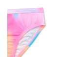 thumbnail image 2 of Wonder Nation Long Sleeve Ruffle UV Sun Protection Rashguard Swimsuit Sets(Girl's), 2 of 3