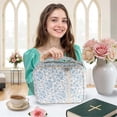 thumbnail image 2 of Bible Cover Case for Women,Large Bible Tote Bags for Women Organizer Quilted Bible Carrying Case for Girls,Bible Study Supplies Accessories Christian Gifts for Women, 2 of 6