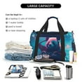 thumbnail image 5 of Fuzoiu DJ Panda Hot Air Balloon Print Travel Duffle Bag,Carry On Tote Bags,Duffel Bag,Sport Gym Bag, Hospital Bag for Labor and Delivery, Overnight Bag,Luggage Bag, 5 of 7