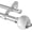 Silver, variant on Bronze Double Curtain Rod 72 to 144 Inches (6-12ft), 1 Inch Telescoping Curtain Rods for Windows, Long Dual Curtain Rods with Marbled Finials