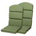 thumbnail image 1 of Aoodor Outdoor Adirondack Chair Cushions Set of 2, Water Resistant High Back Patio Rocking Chair Cushion, 1 of 7
