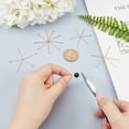 thumbnail image 3 of 120 Pcs Brass Flat Head Pins Ball Head Pins Eye Pins Multi-Size Pin Wire for Earring Bracelet Jewelry Making Findings- Real 18K Gold Plated, 3 of 6