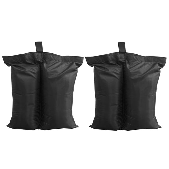 fastboy 2 Pcs Base de Parasol la Plus Récente Sac de Poids Sable Support de Charge Abri Solaire Extérieur Base de Sac de Sable Fixe pour Maison Hôtel Piscines Noir 1Ensemble