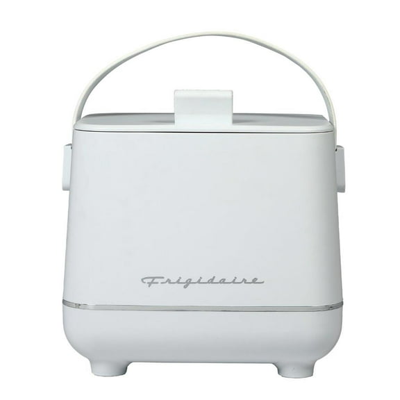 Frigidaire Portable 6-Can Insulated Mini Fridge Cooler, White, 0.14 cu. ft