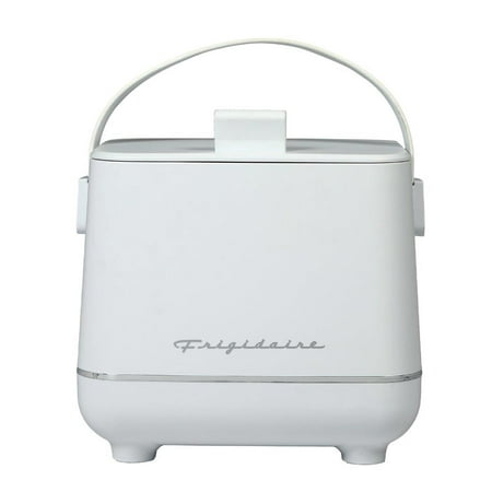 Frigidaire Portable 6-Can Insulated Mini Fridge Cooler, White, 0.14 cu. ft