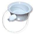 thumbnail image 1 of Refractario de Cerámica con Tapa de Vidrio Color Blanco Global Home 1181165, 1 of 3