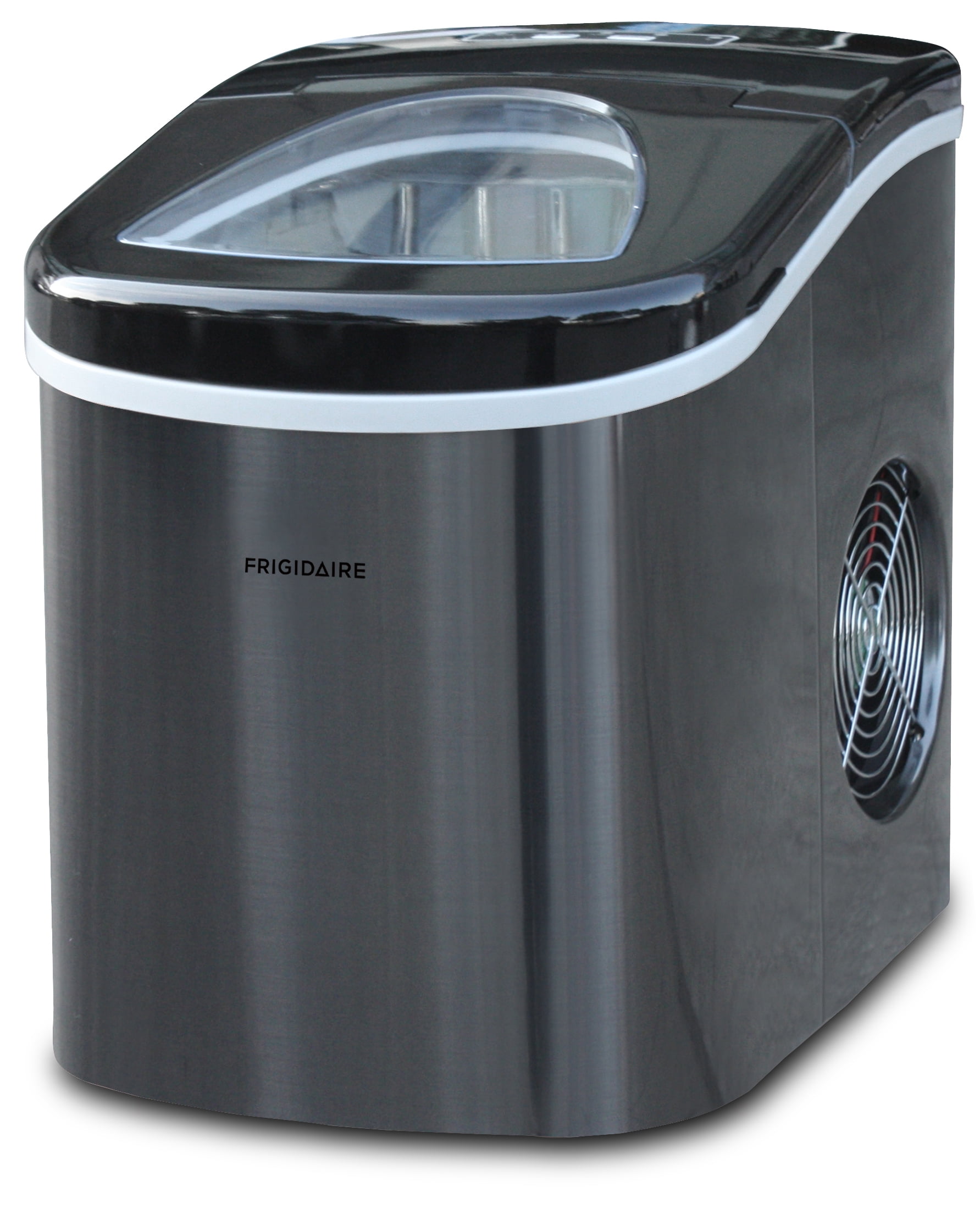 Frigidaire Countertop Stainless steel Ice Maker 26 lbs of Ice Per Day 