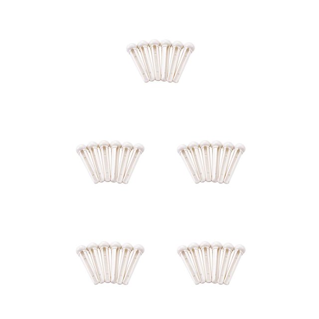 Greeniant 6pcs Guitar Bridge String End Guitars Plastic Color Spare Nuts Part Nails Solid Music Peg Instrument Replacing Saddle Parts Type2 NO2 Greeniant CBP441732