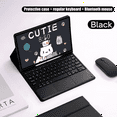 thumbnail image 1 of Clavier Rétroéclairé pour Tablette Samsung pour Samsung Galaxy Tab A8 10.5 A7 S6 Lite Étui pour Tablette pour Samsung Tab 10.4 S7 FE S8 Plus Étui Paquet Anglais 2 S7 FE S8 Plus 12.4 Po, 1 of 6